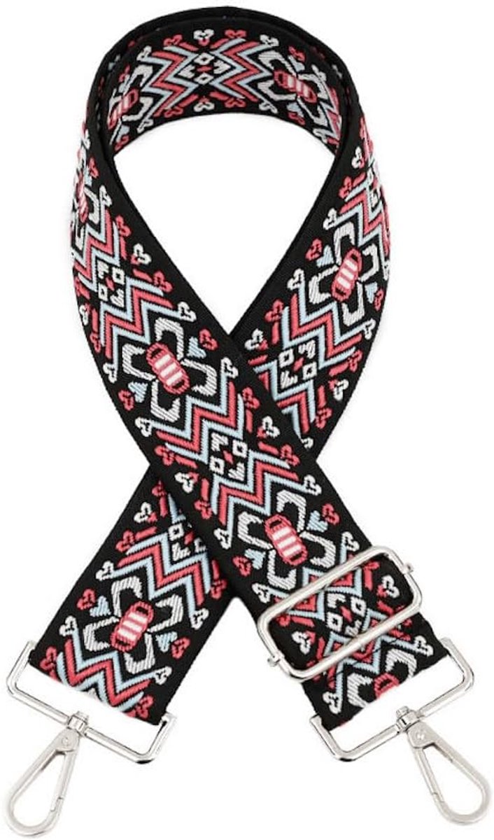 1 stuk tasriem, 5 cm brede schouderriem, kleurrijke tassenband, boho verstelbare schouderriem, lange schouderriem, doe-het-zelf accessoires voor tas, voor draagtas, schoudertas, handtassen,