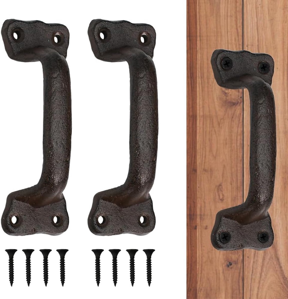 Metalen handgreep 2 stuks