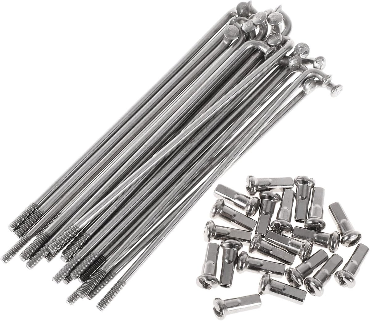 Spaken 13G, roestvrij staal 304, zilverkleurig, 82 mm