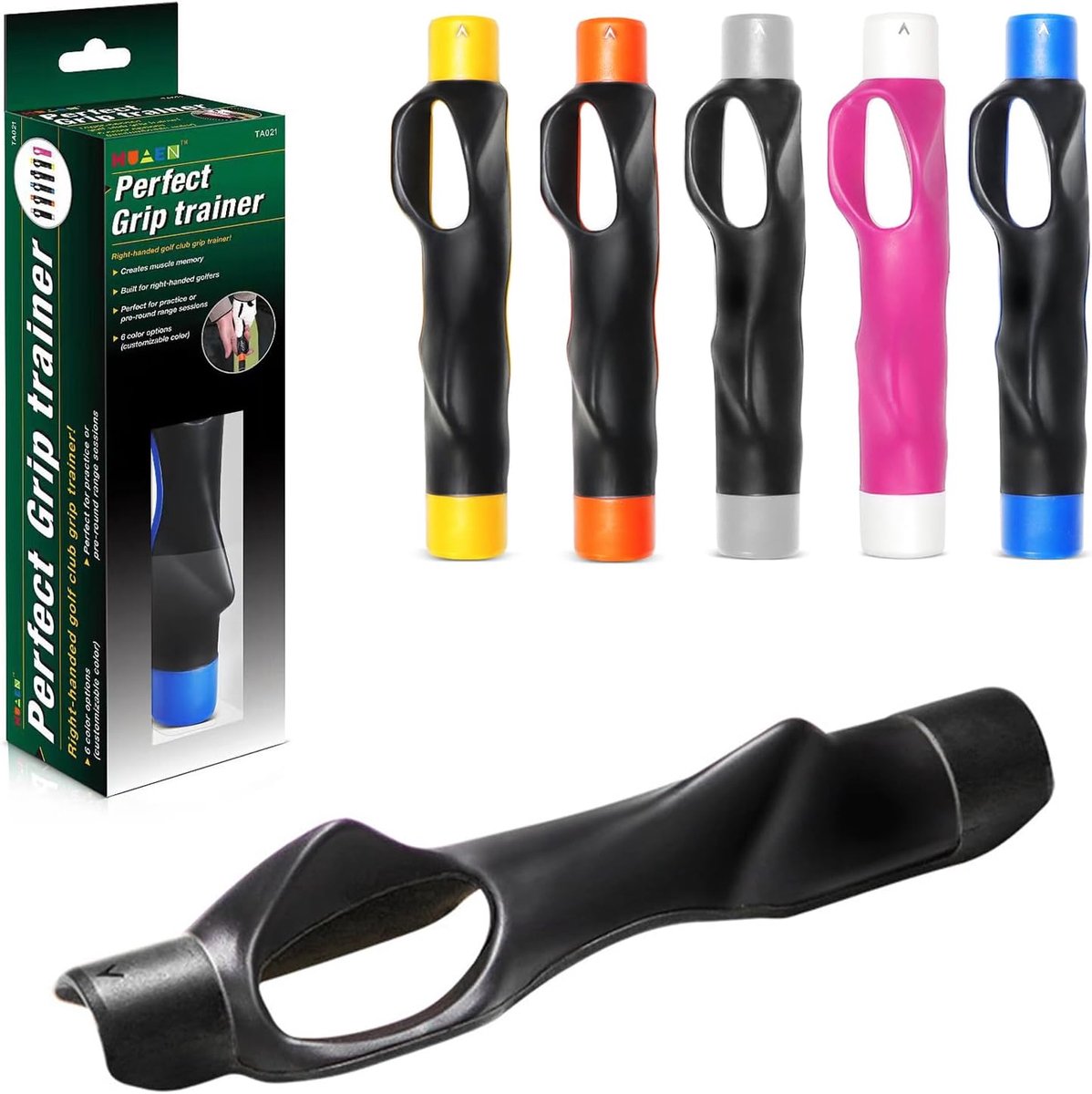 Greeptrainer, golftrainingshulp voor correctie van de handpositie, armband, swing, houdingscorrectie, oefenoriëntatie voor golf-beginners