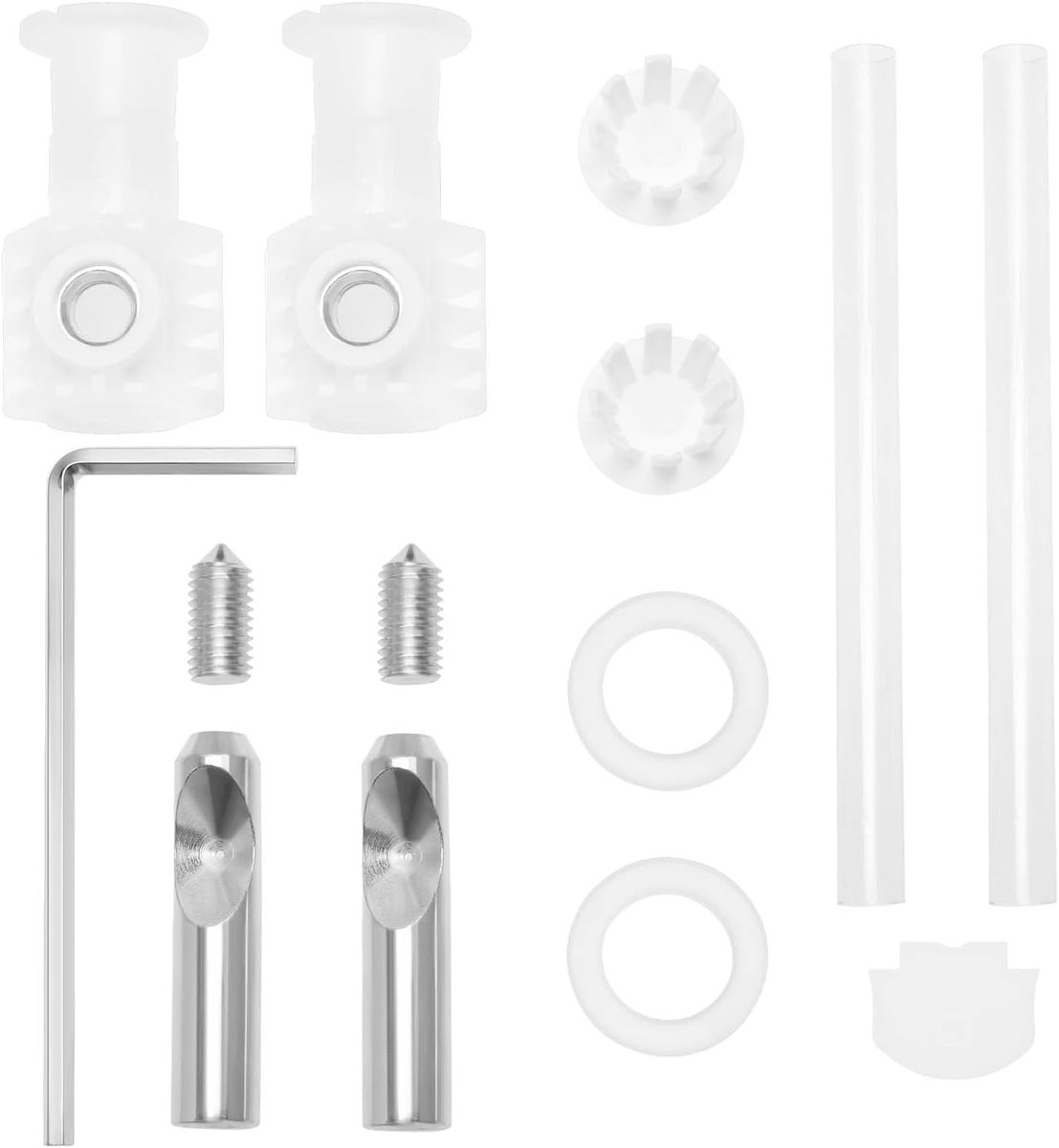 1 Set Toiletbril Montage Fittingen Toilet Deksel Schroeven Rvs Top Bevestiging Scharnieren Accessoires Voor Muur Hung Toilet Firm Toilet Covers Vervanging