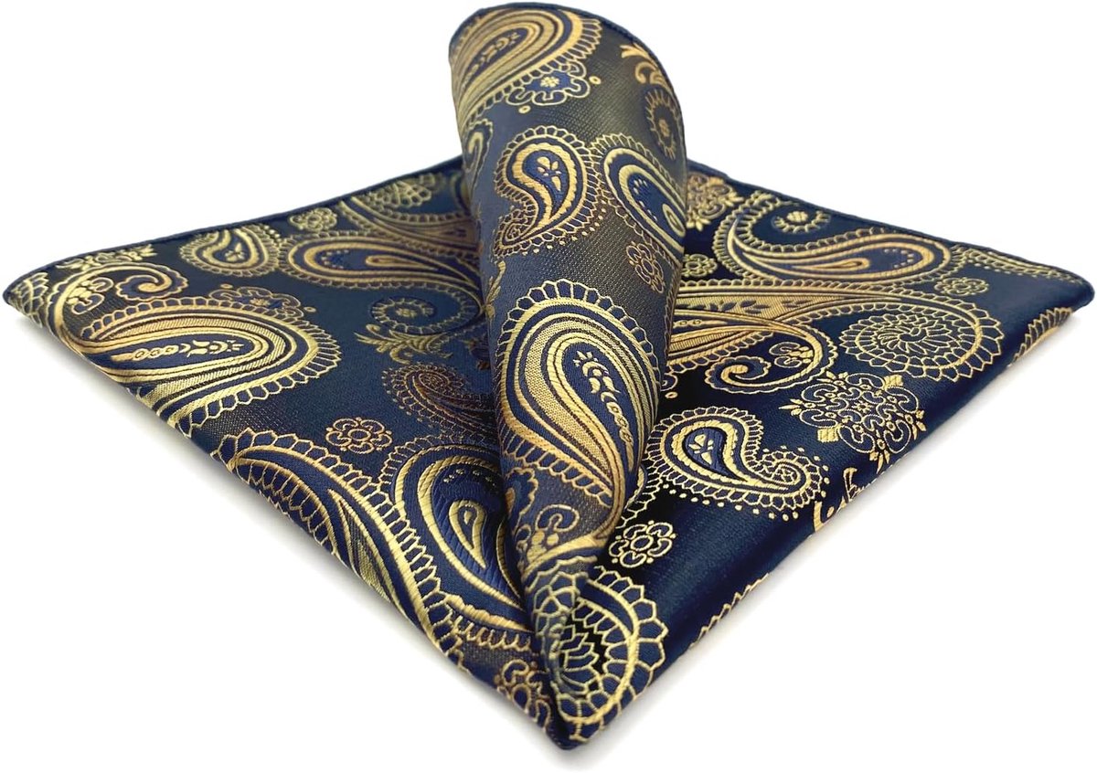 SHLAX&WING Zakdoek voor heren, gesorteerd paisleypatroon voor kostuumjas, business,
