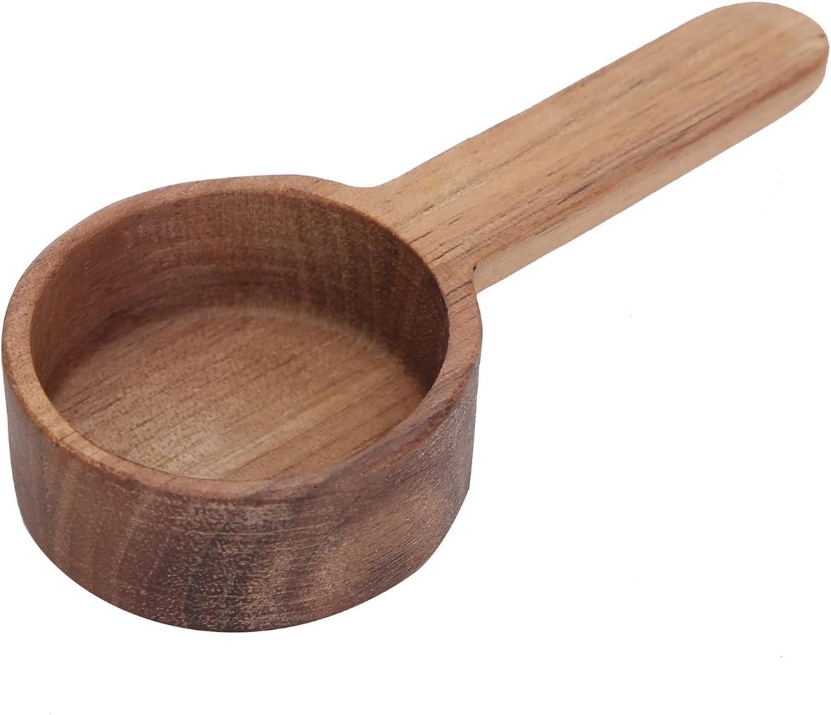 Koffiemaatlepel, Houten Koffieschepje Maatlepel Gereedschap voor Koffiebonen Melkpoeder Thee (Kort handvat 8G)