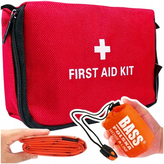 Compacte EHBO-kit met Nood-slaapzak voor Outdoor & Survival — afbeelding 2