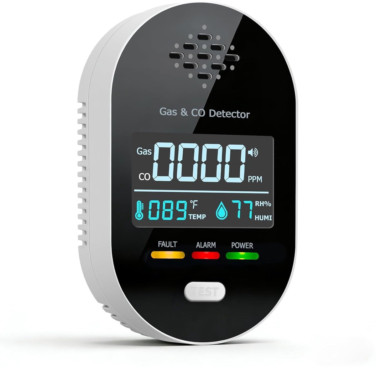 Thermometer en Hygrometer - Zwart - Smart Thermometer met HD-scherm en Akoestisch Alarm - Voor Binnen en Keuken