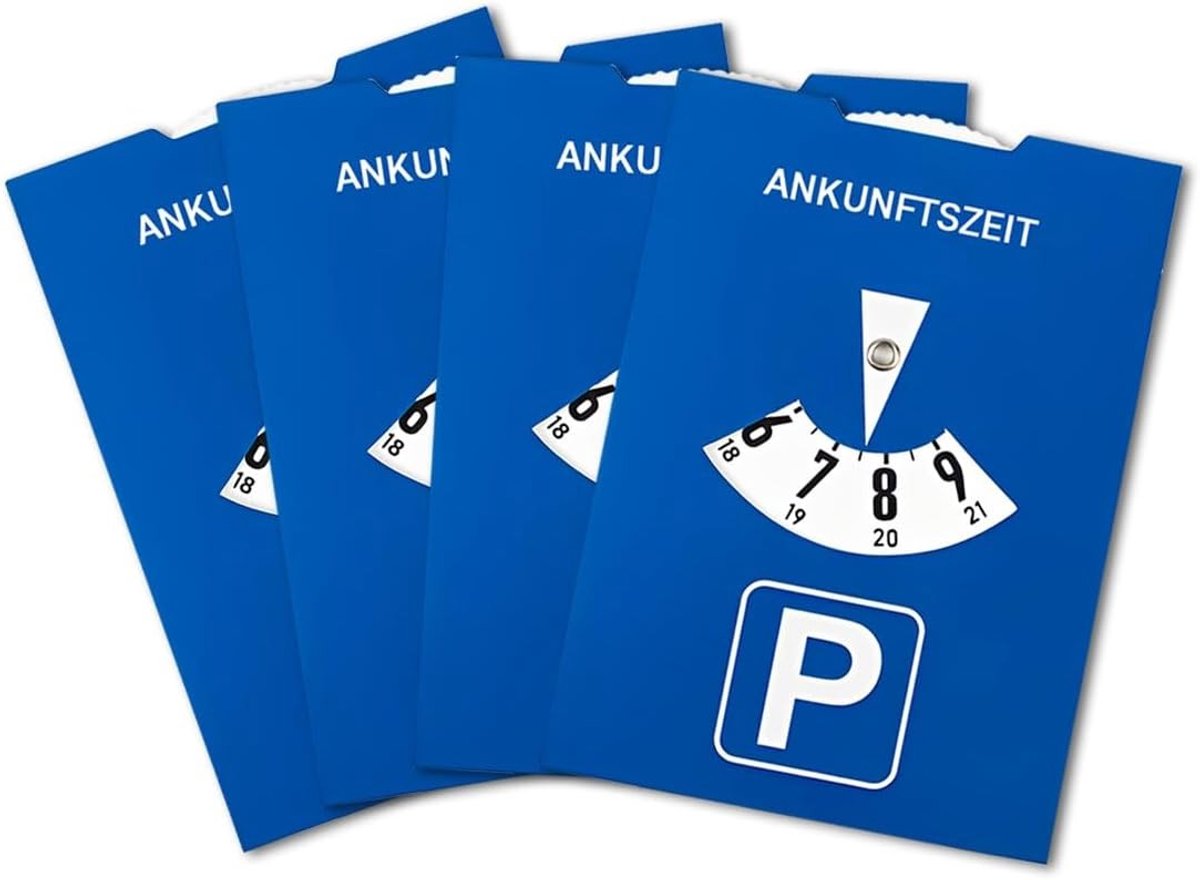 Parkeerschijven - Karton - 11 x 14,5 cm - Milieuvriendelijk en Duurzaam - Voor Auto's en Vrachtwagens