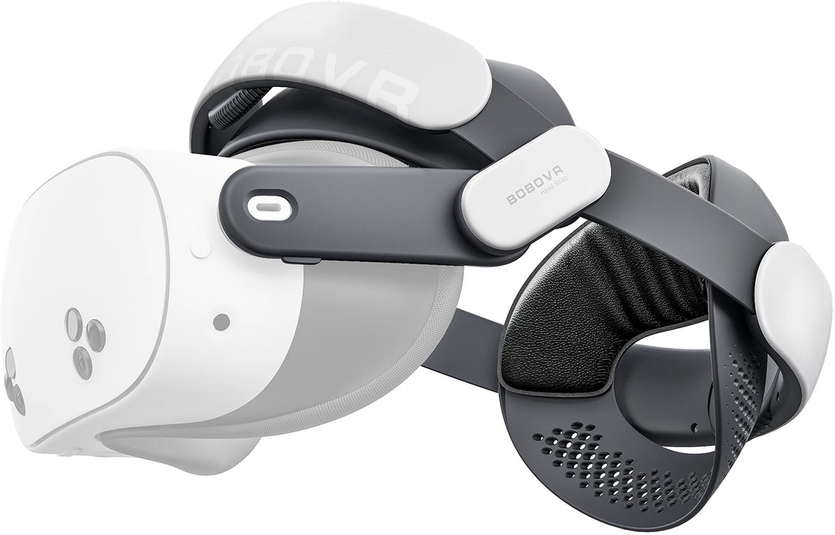 BoboVR, VR Hoofdband voor Meta Quest 3 / 3S Verstelbaar Ergonomisch, Wit