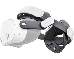 BoboVR, VR Hoofdband voor Meta Quest 3 / 3S Verstelbaar Ergonomisch, Wit