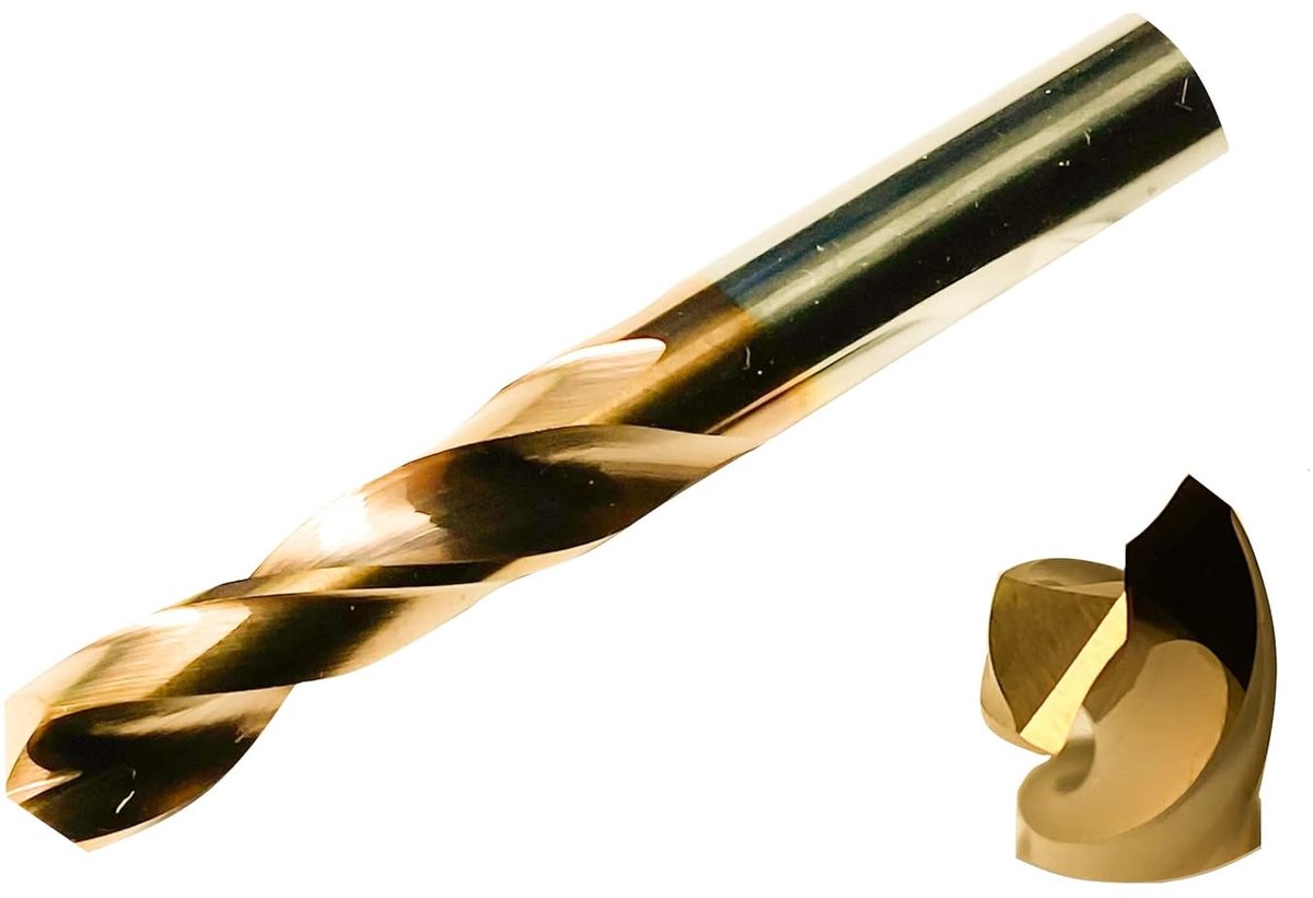 HM Boor Ø 2,0 tot Ø 10 mm, krachtige boor VHM spiraalboor, volledig hardmetalen boor met coating (Ø 4,0 mm)