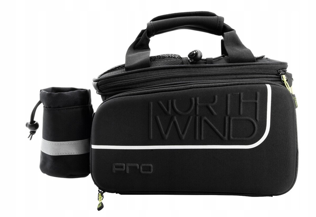 Northwind Smartbag Pro i-Rack II Fietstas Zwart/Limoen 7L