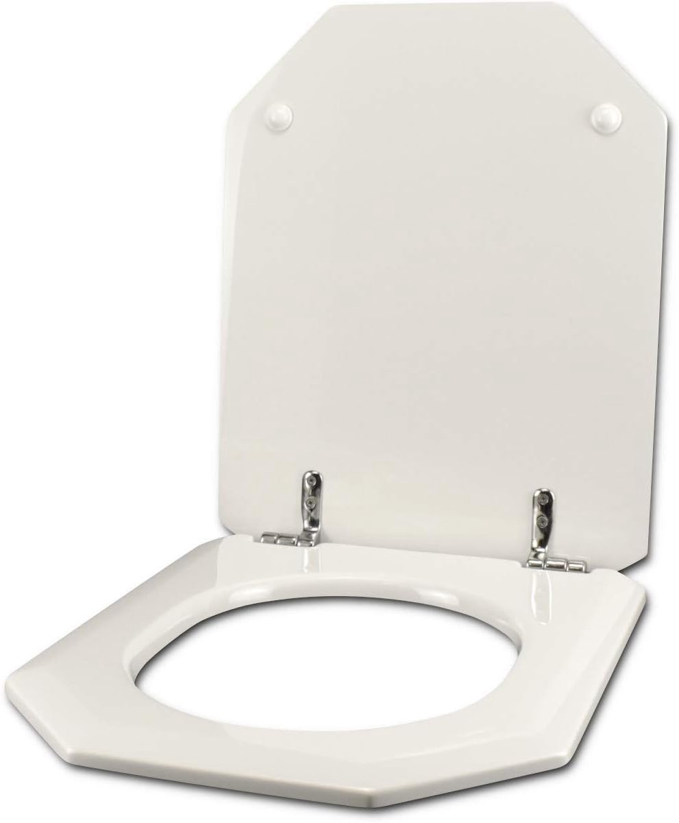 Wc-bril voor GEBERIT SPHINX MYCENE 22 wit ritssluiting chroom normaal of vertraagd softclose