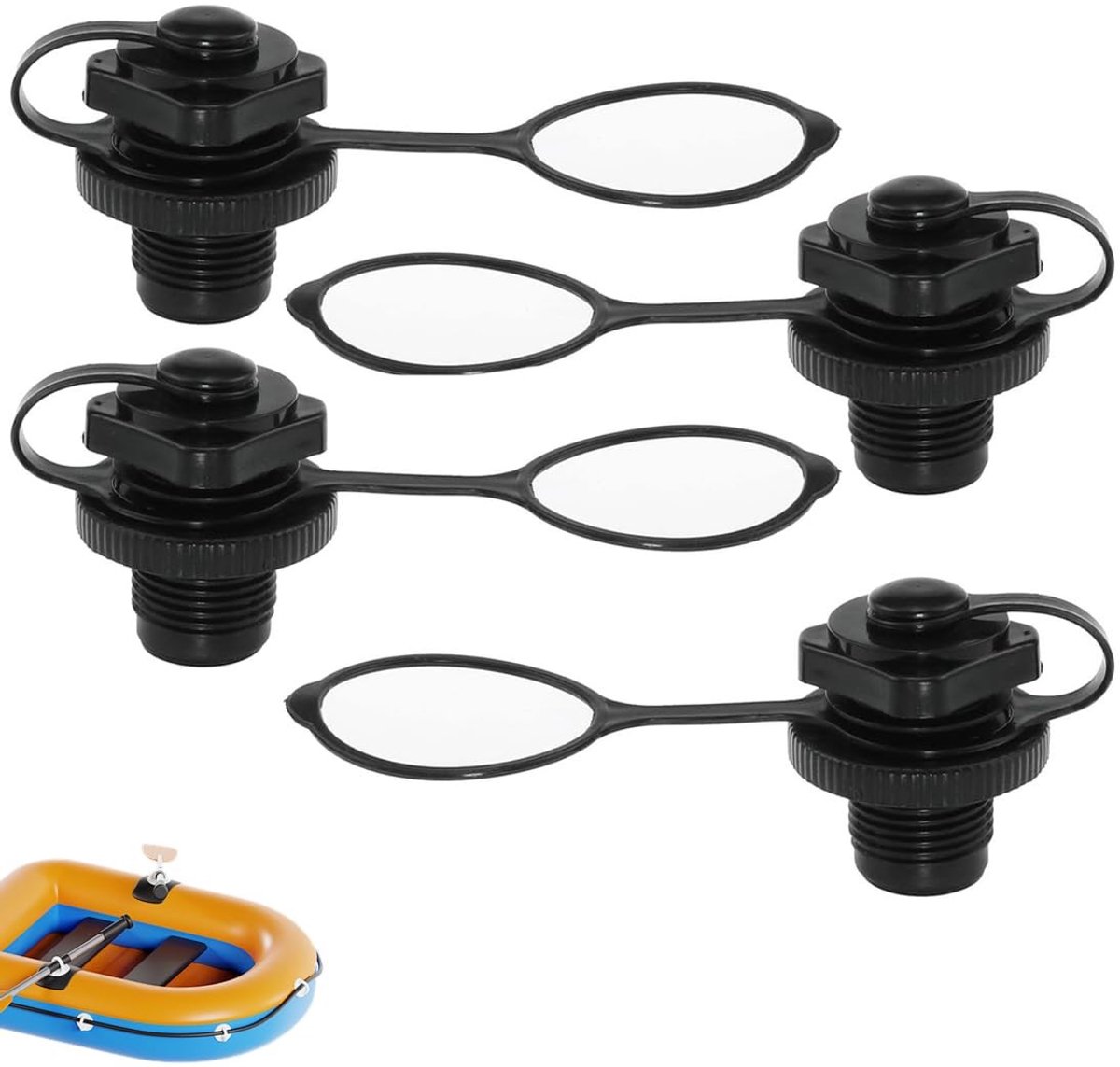 SolidKeus - Set van 4 Universele Spiralen voor Opblaasbare Matratzen en Boten