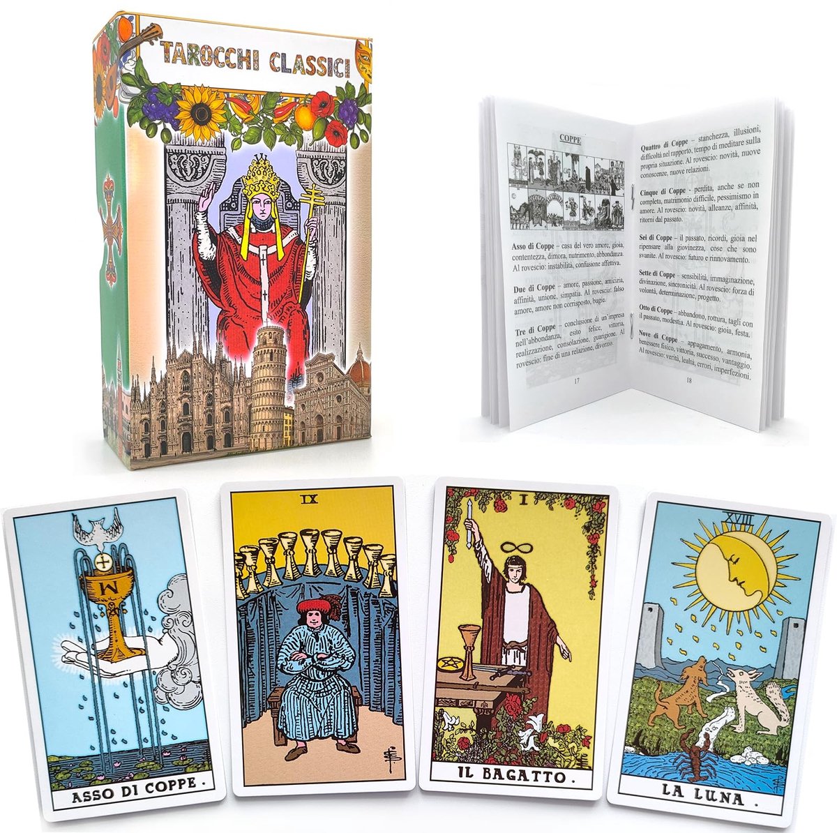 SolidKeus - 78 Klassieke Tarotkaarten met Handleiding voor Beginners