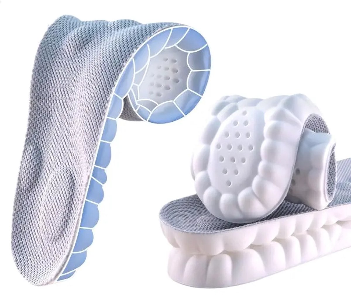 casalora® - Heren inlegzolen - Heren Cloud Sole - Heren 4D Cloud Sole - Anti-vermoeidheid - Schokabsorptie - Verlichting van voetpijn - Geschikt voor mannen en vrouwen（1 paar inlegzolen）