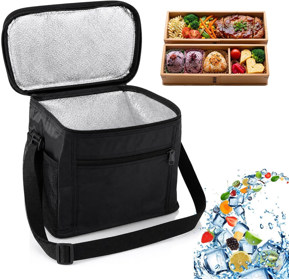 SolidKeus - Opvouwbare Koeltas, 10 L, Ideaal voor Picknicks en Kamperen