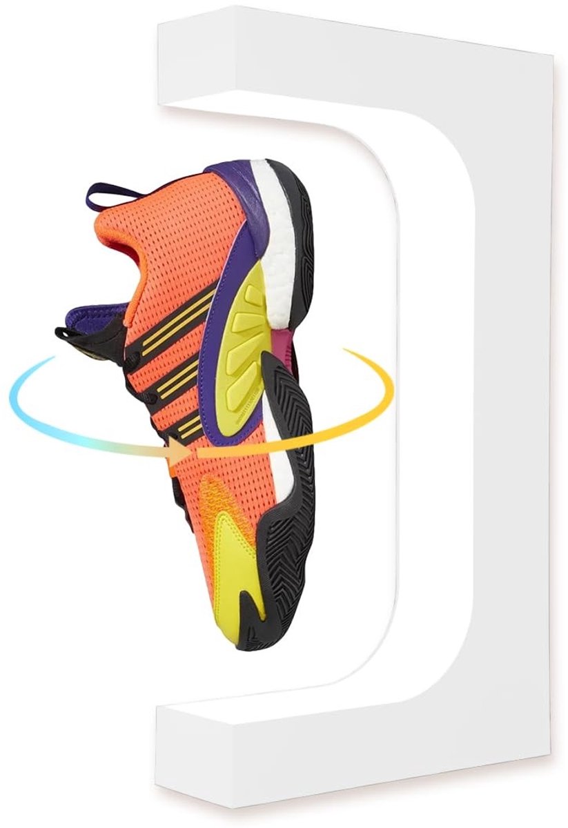 SolidKeus - Floating Shoe Display Stand met LED Licht voor Sneakers