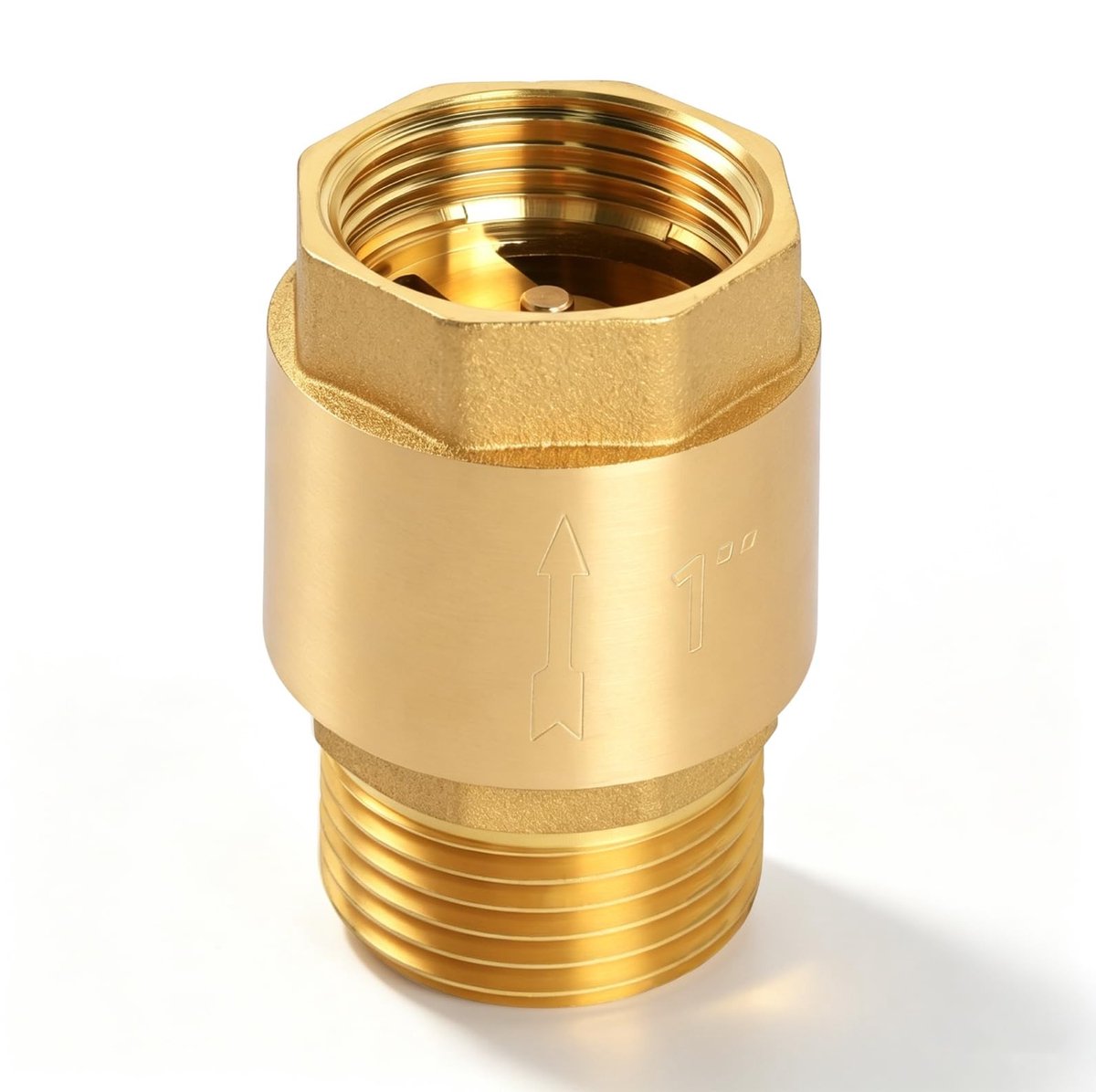 SolidKeus - Messing Terugslagklep 1 Inch voor Water en Olietoepassingen