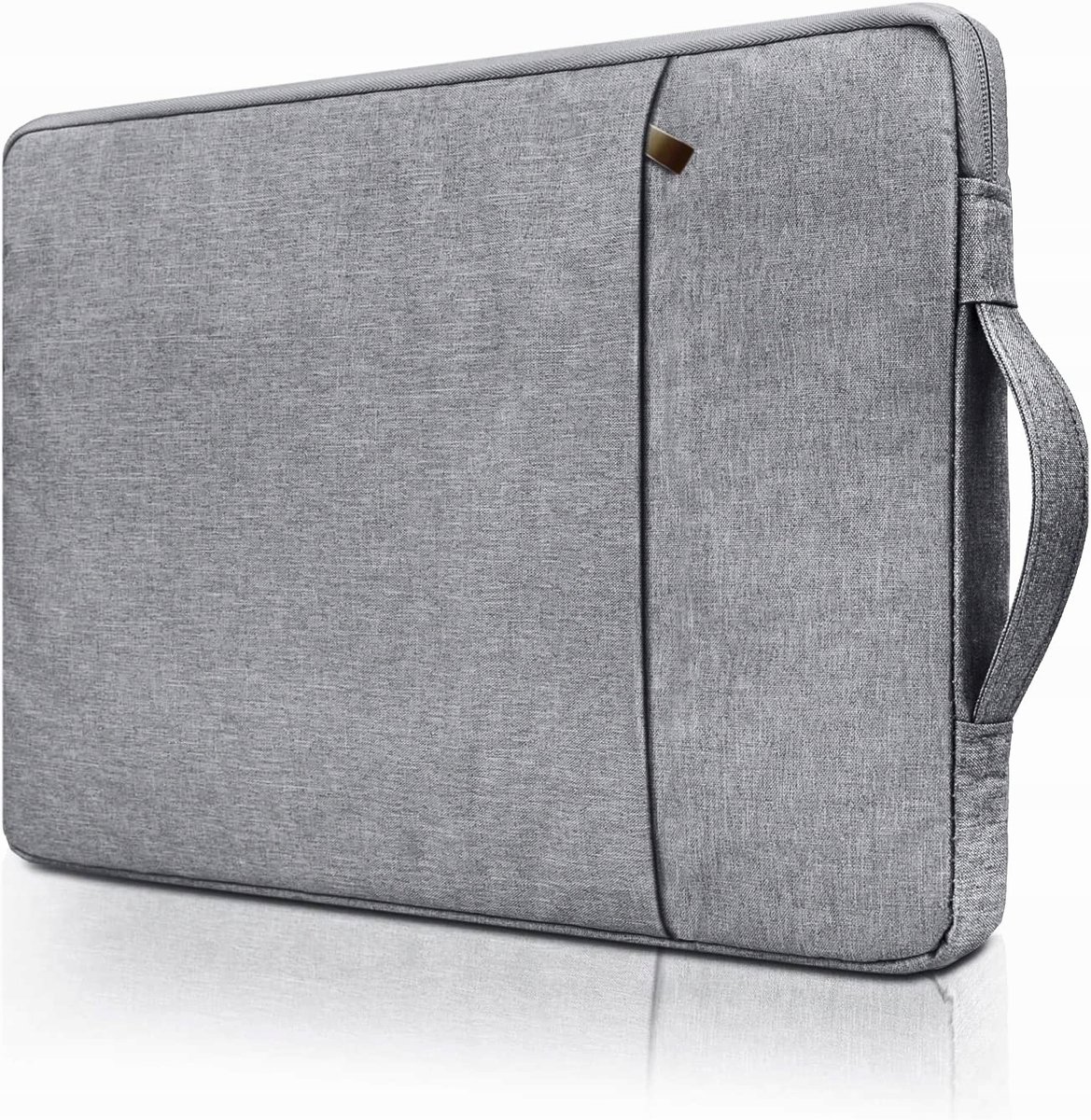 Merkloze Laptoptas 13-14 inch, Nylon Aktetas met Handvat