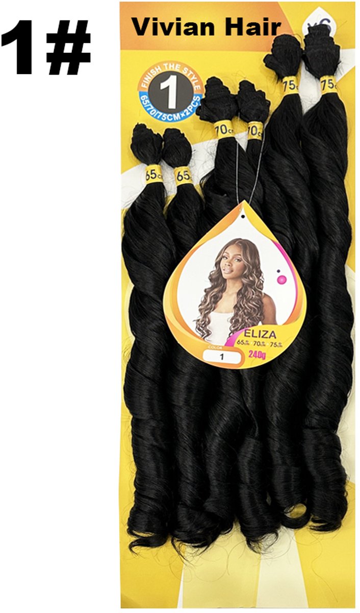 Hair Extentions French 6× Bundles 18inch+20inch+22inch (240g)