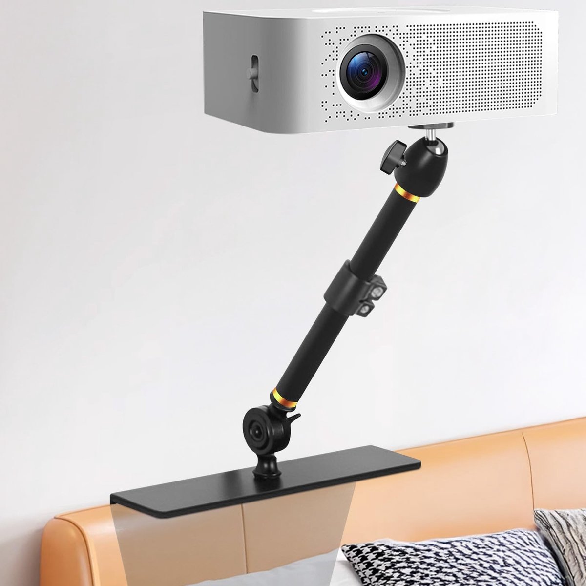 Omgoods - Verstelbare Projector Beugel voor Bed en Sofa