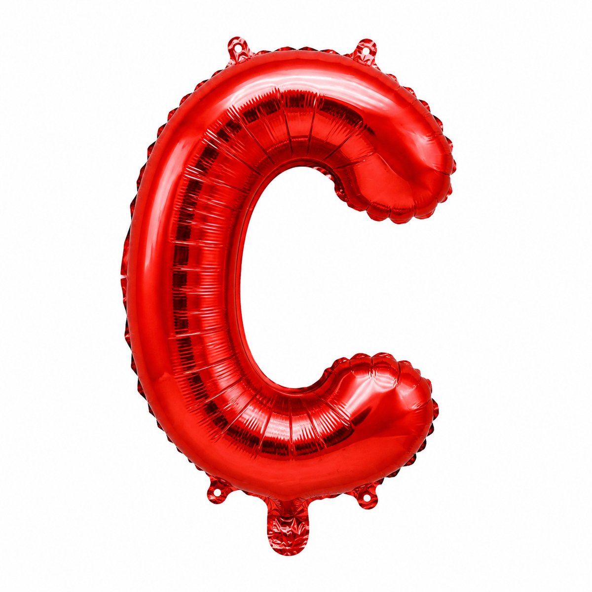 Fienosa Letterballon C Rood – 40 cm – Folieballon Letter C – Verjaardag Versiering – Feestdecoratie