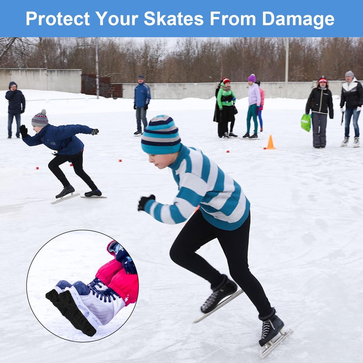 Omgoods - Universele Skatebeschermers voor IJs- en Hockeyskates