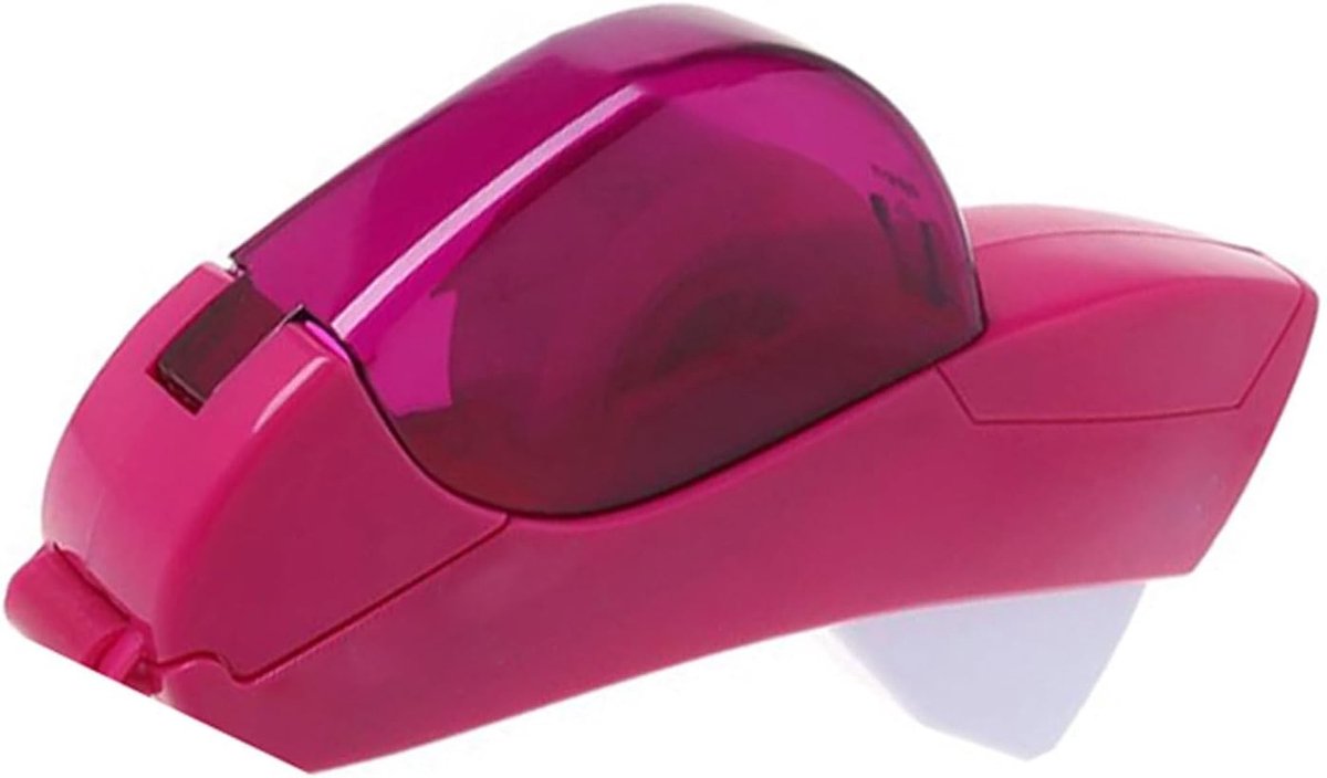 Automatische Tape Dispenser - Rozerood - 205 x 95 x 41 mm - Lichtgewicht en Ergonomisch Ontwerp - Voor Thuis, Kantoor en School