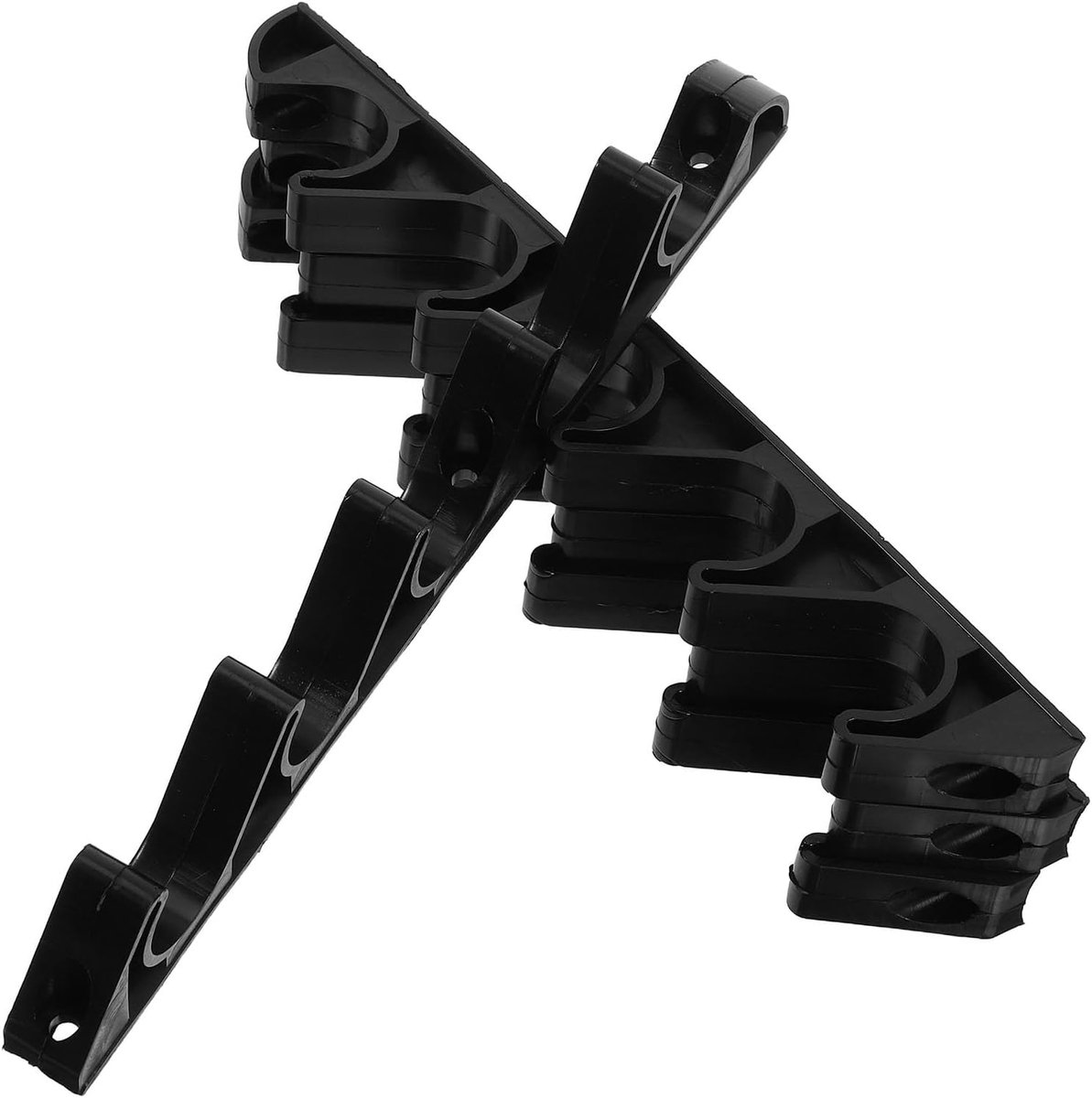 Set van 4 kunststof verstelbare gespen voor ligstoel: 5 snelheden kantelbare connector voor ligstoelen - verstelbare houder voor camping- en tuinmeubels