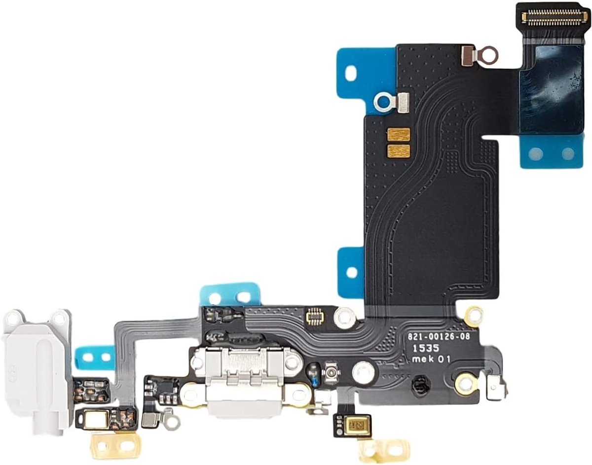 Connector compatibel met iPhone 6S Plus - Charging Port Flex-kabel, Licht grijs (A1634, A1687, A1699)