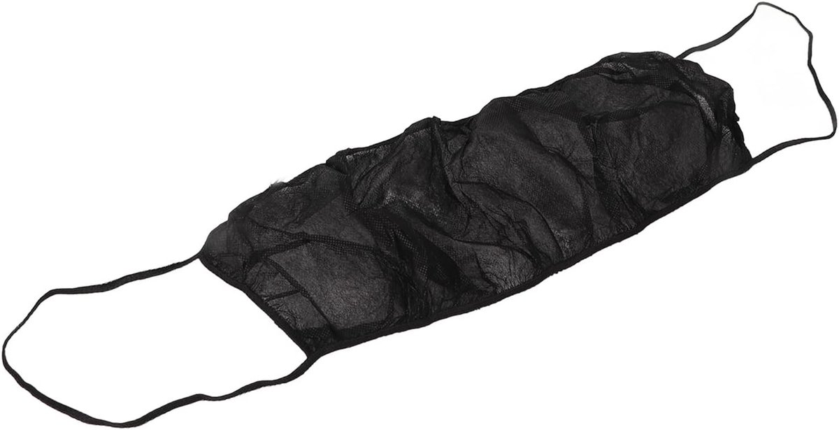 50 Stuks Wegwerp BH's Zwart Wegwerp BH Zacht Ademend Spa Top Ondergoed voor Zonnestudio Tattoo Massage, Individueel Verpakt