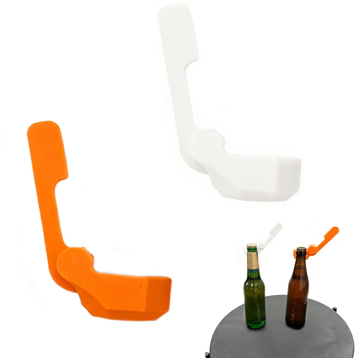 SolidKeus - Flesopener Set van 2 met Capsulewerper voor 330 ml Flessen