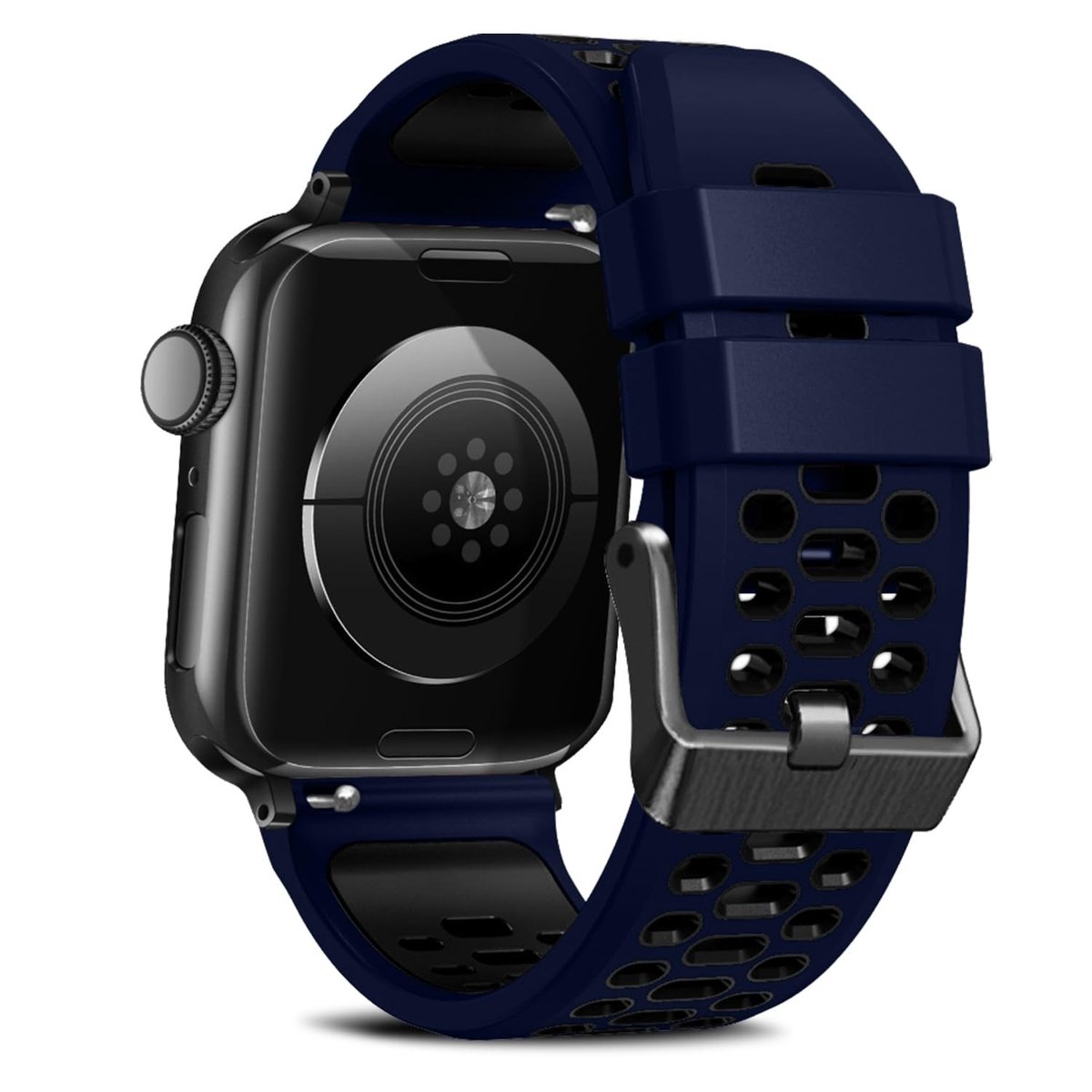 SolidKeus - Silicone Horlogeband voor Apple Watch 49/45/44/42mm