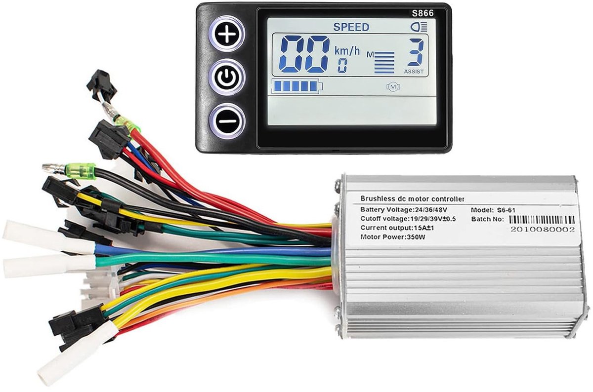 SolidKeus - E-Scooter Controller met LCD Display en Brushless Motor