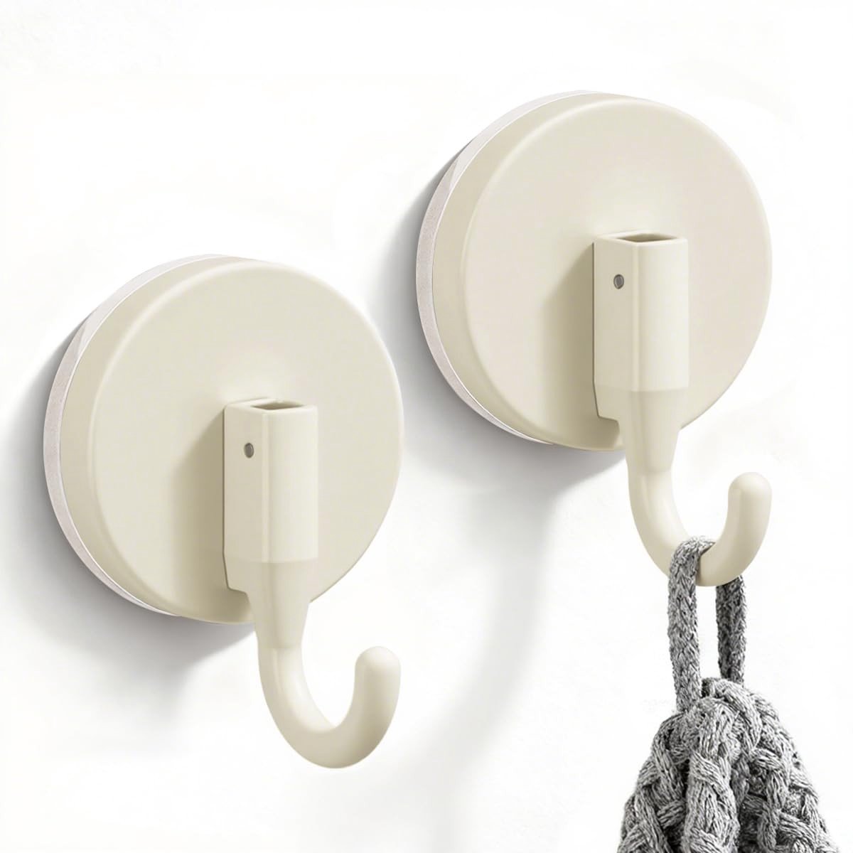 SolidKeus - Set van 2 Zuignap Haken voor Badkamer