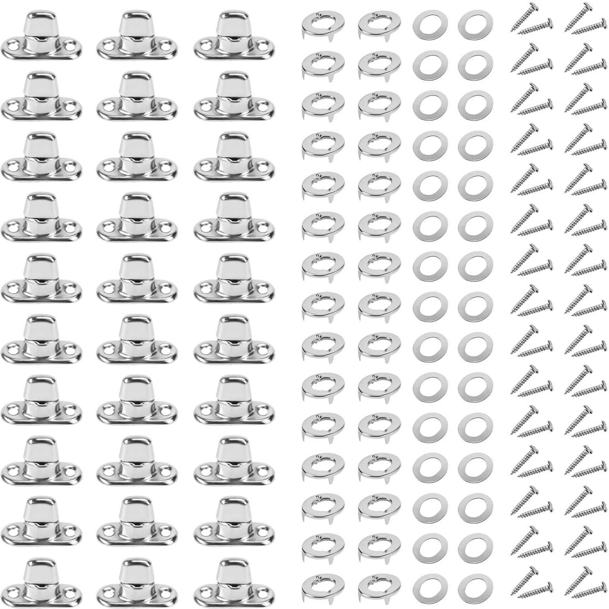 SolidKeus - 30 Sets Universele Twistlock Bevestigingen