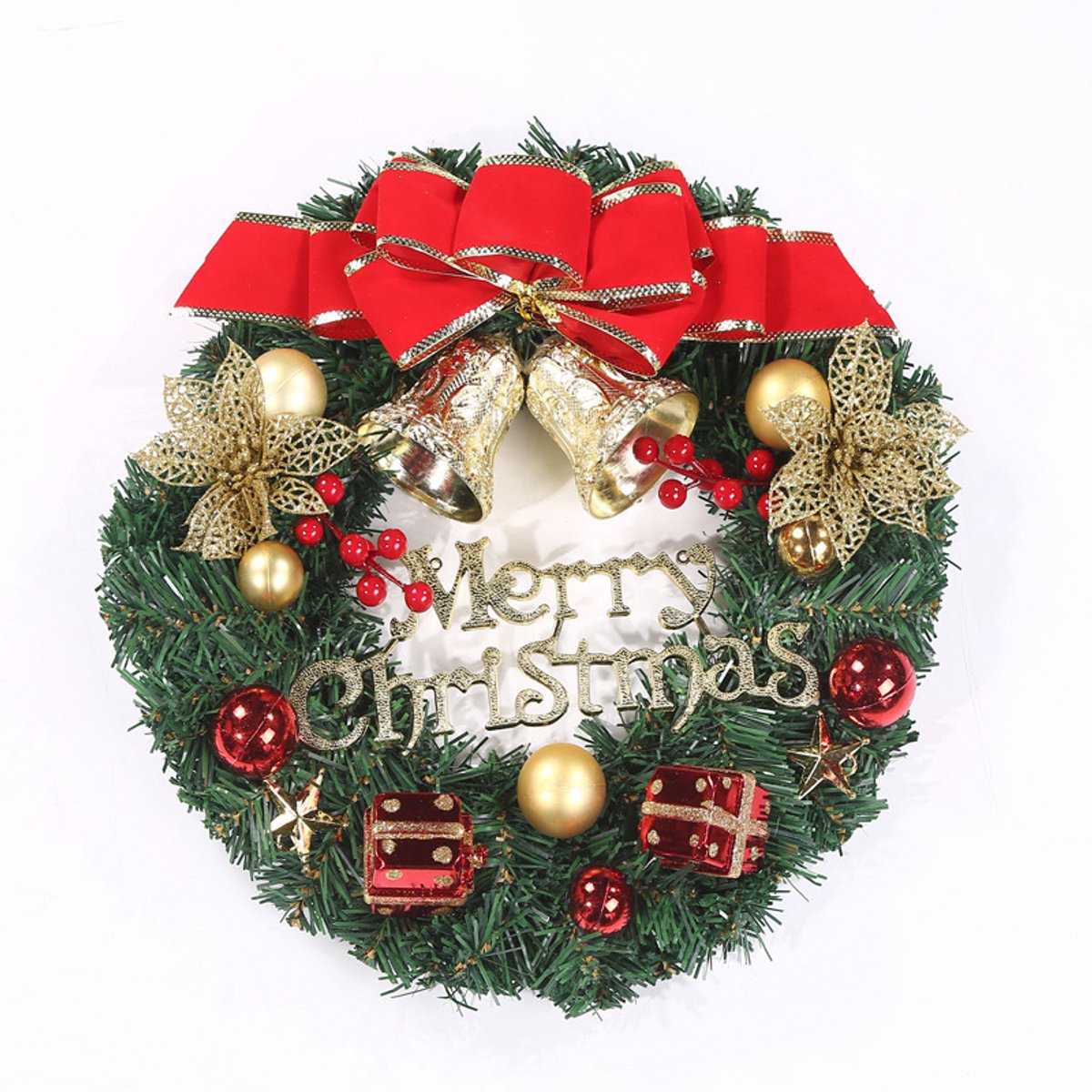 30 cm Kerstkransen - Kransen Voor De Voordeur Creatieve Kerstkrans Voor De Deur - Kerstkrans Kerstdecoratie Voor Winkelcentra Etalages