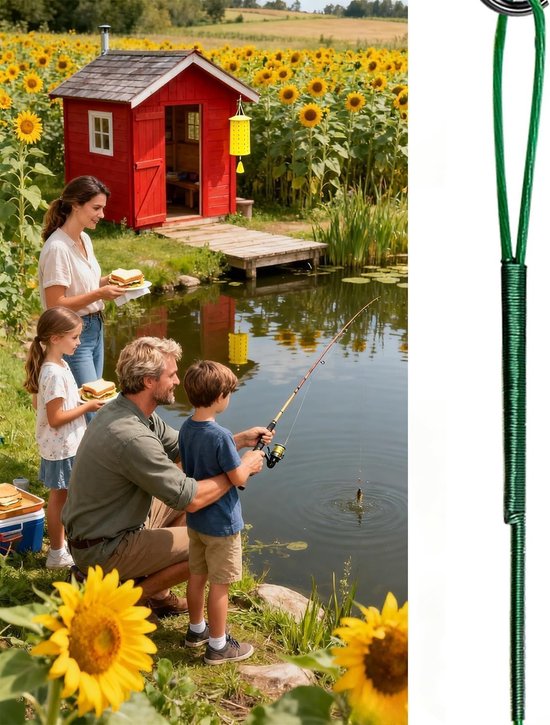 20 Stuks Stalen Haakjes voor Roofvisserij - Corrosiebestendige Pike Hooks voor Zoet en Zout Water — afbeelding 4
