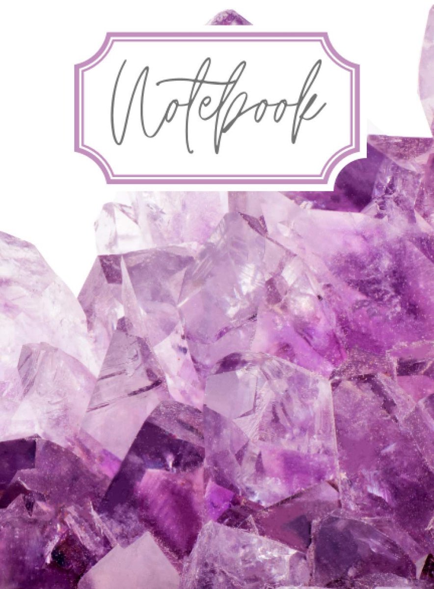 Cute Crystal themed Notebook blank lined