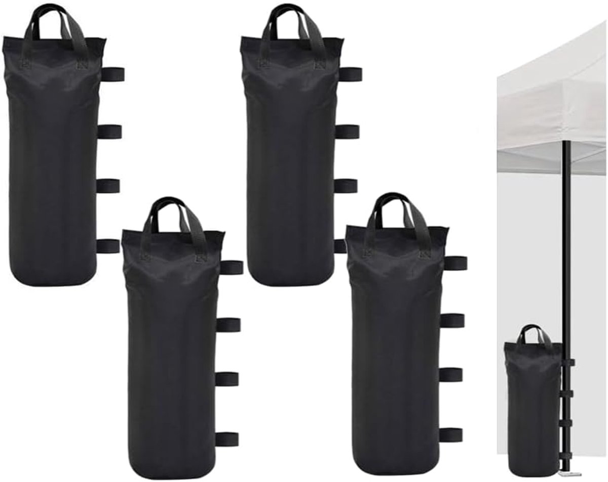Gewichten voor paviljoen, 4 stuks zandzakken, 600D Oxford-weefsel, gewichten voor outdoor-paviljoenen, gewichtszakken voor luifel, gewichten, paviljoen, voor tent, paviljoen, parasols