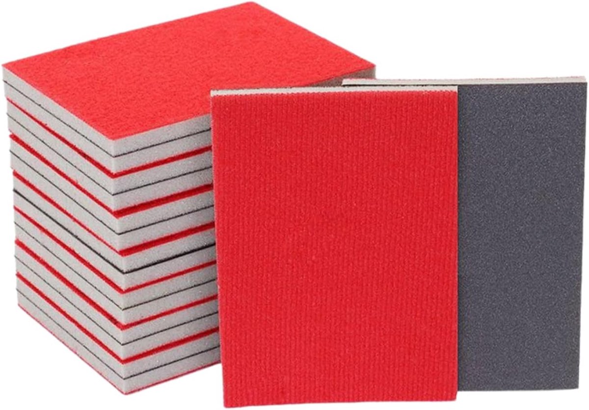24-delige Schuurpads Set, 3000 Korrel Nat en Droog Schuurpapier, Flexibele Schuimschuurpads voor Hout, Professionele Schuurpads voor Metaal, Hout, Verf, Plamuur en Autolak