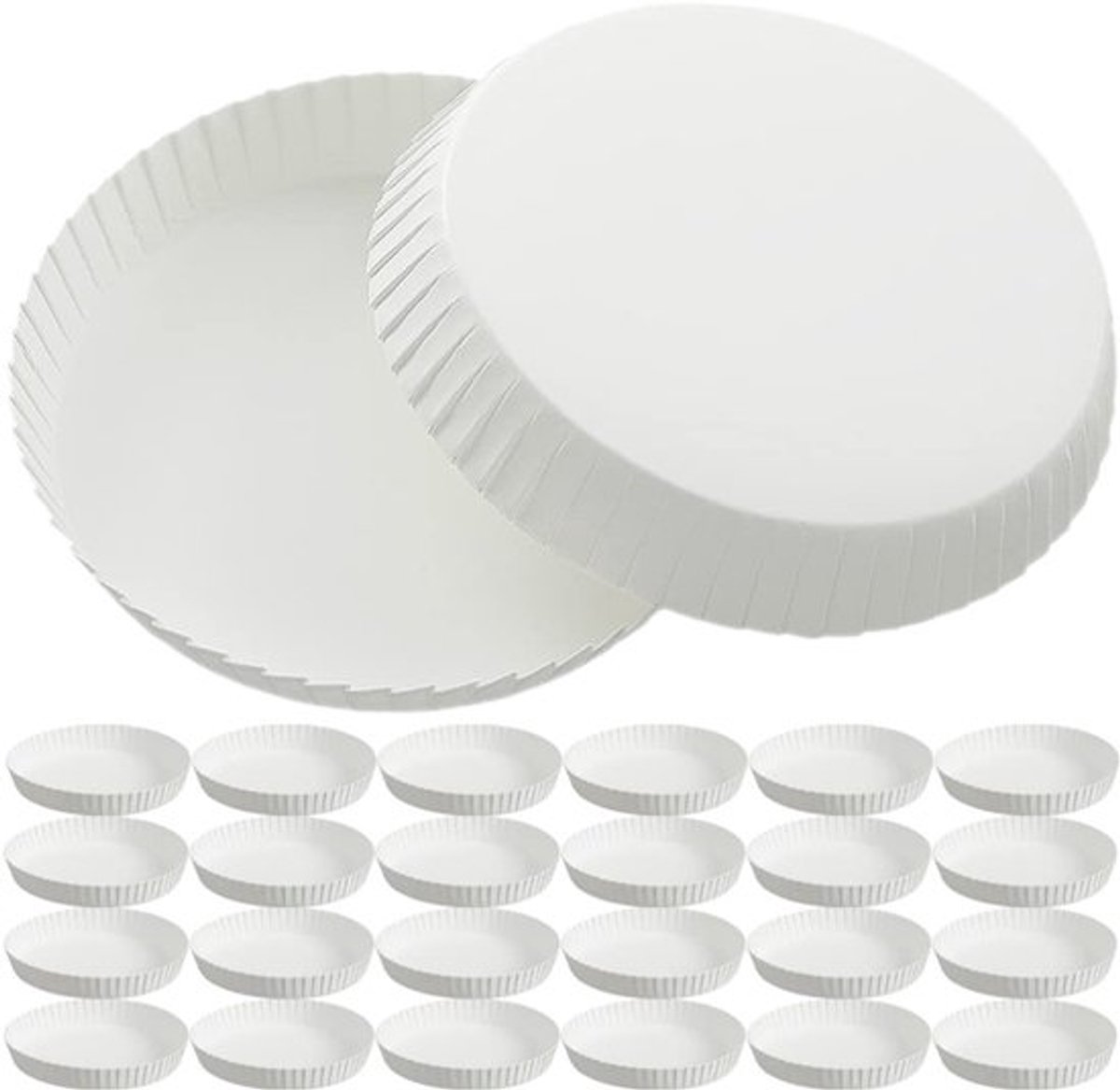 Deksels 150 Stuks - Deksels voor Papieren Bekers - Deksels voor Koffie - Deksels voor Werpglazen - Deksels voor Glazen - Geschikt voor Hotelbar - Bekerdeksels