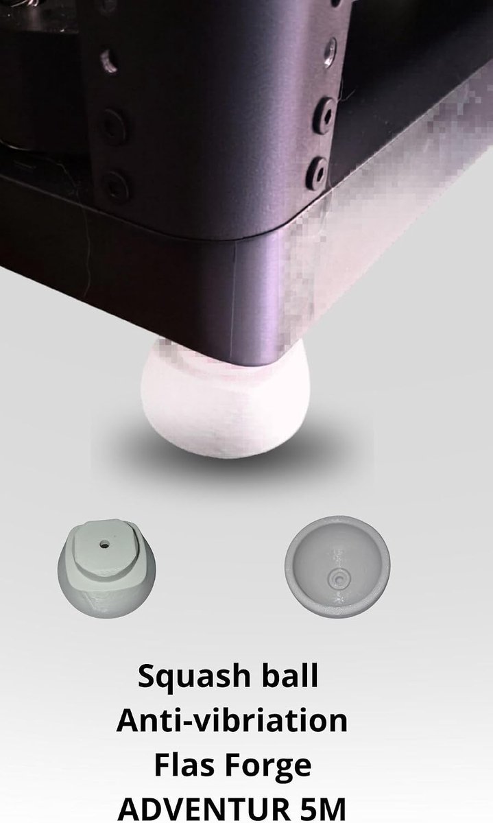 Houder voor Flashforge Adventurer 5M/Pro, set van 4, PLA-materiaal, verkrijgbaar in zwart, wit en lichtgrijs