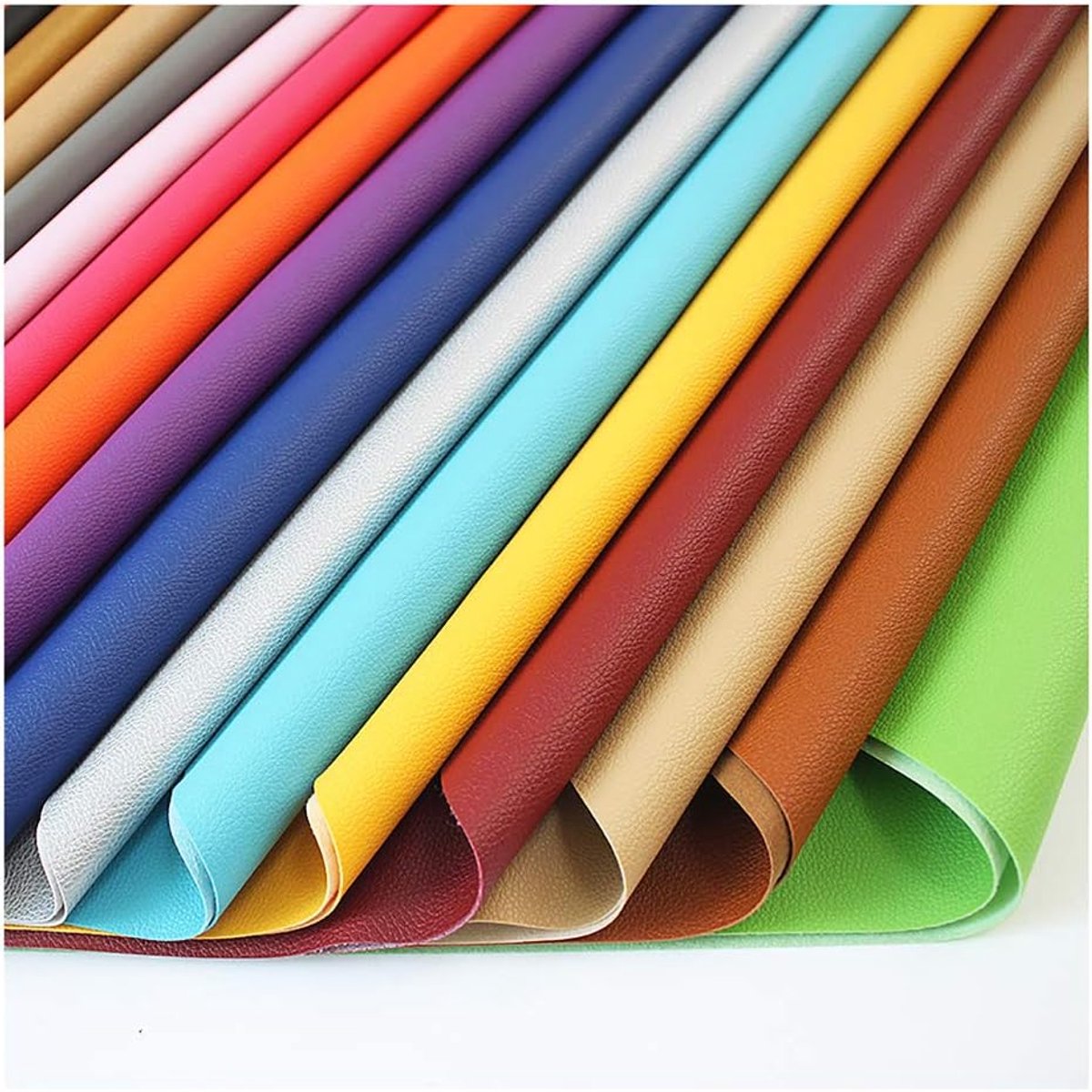 Stof Kunstleer Vinyl Leerdoek Materiaal Kleding Dressmaking Bekleding Voor Bekleding Sterke Duurzame Voertuig Stof Breedte 138cm voor Naaien Bekleding Geel 1.38x3m