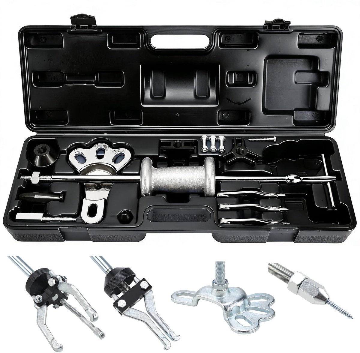 Omgoods - 8-Weg Glijhamertrekkerset voor Auto Reparatie