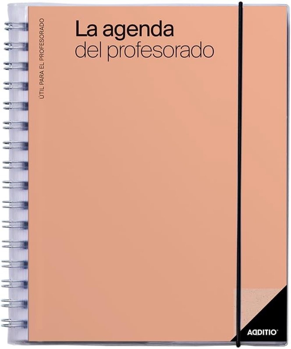 Schoolagenda 26-27 - Oranje - 16,5 x 21,5 cm - Kwartaalplanner met Weekoverzicht en Beoordeling - Voor Leraren