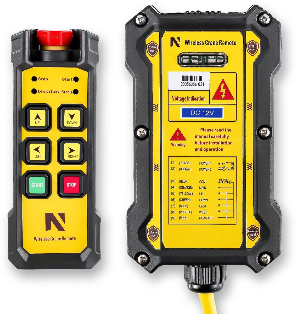 Omgoods - Draadloze Crane Remote Control voor Industriële Toepassingen