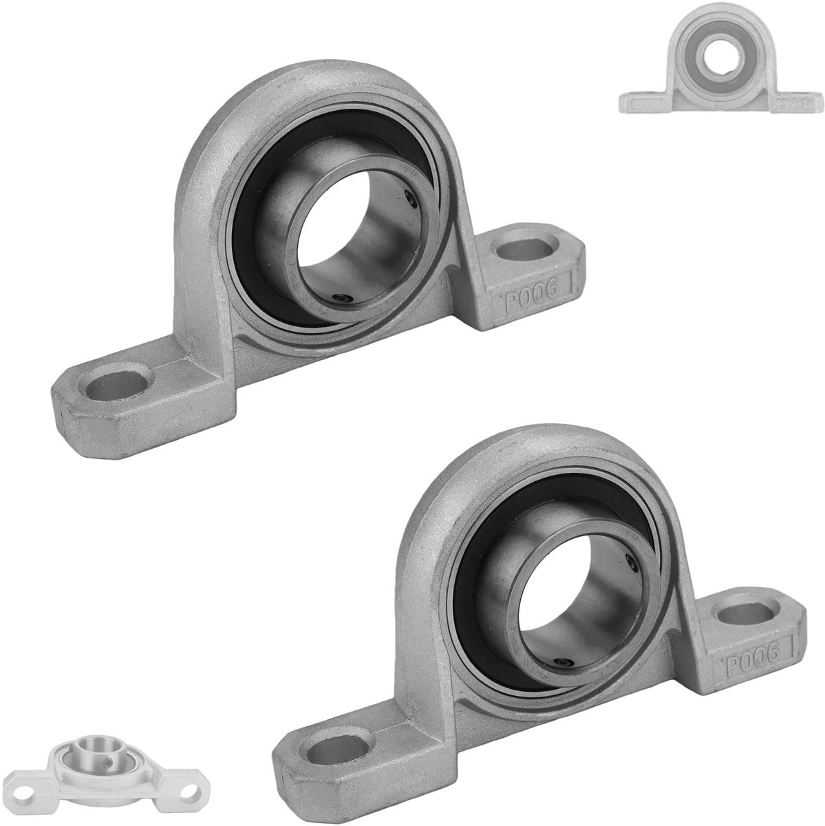 Omgoods - Set van 2 Verticale Lagere Bearing Blocks