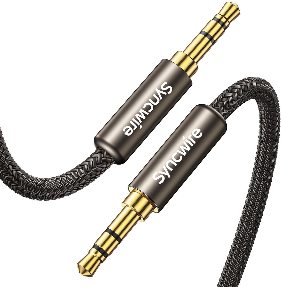 Omgoods - Nylon Gecamoufleerde 3.5mm Audio Kabel voor Hoofdtelefoons