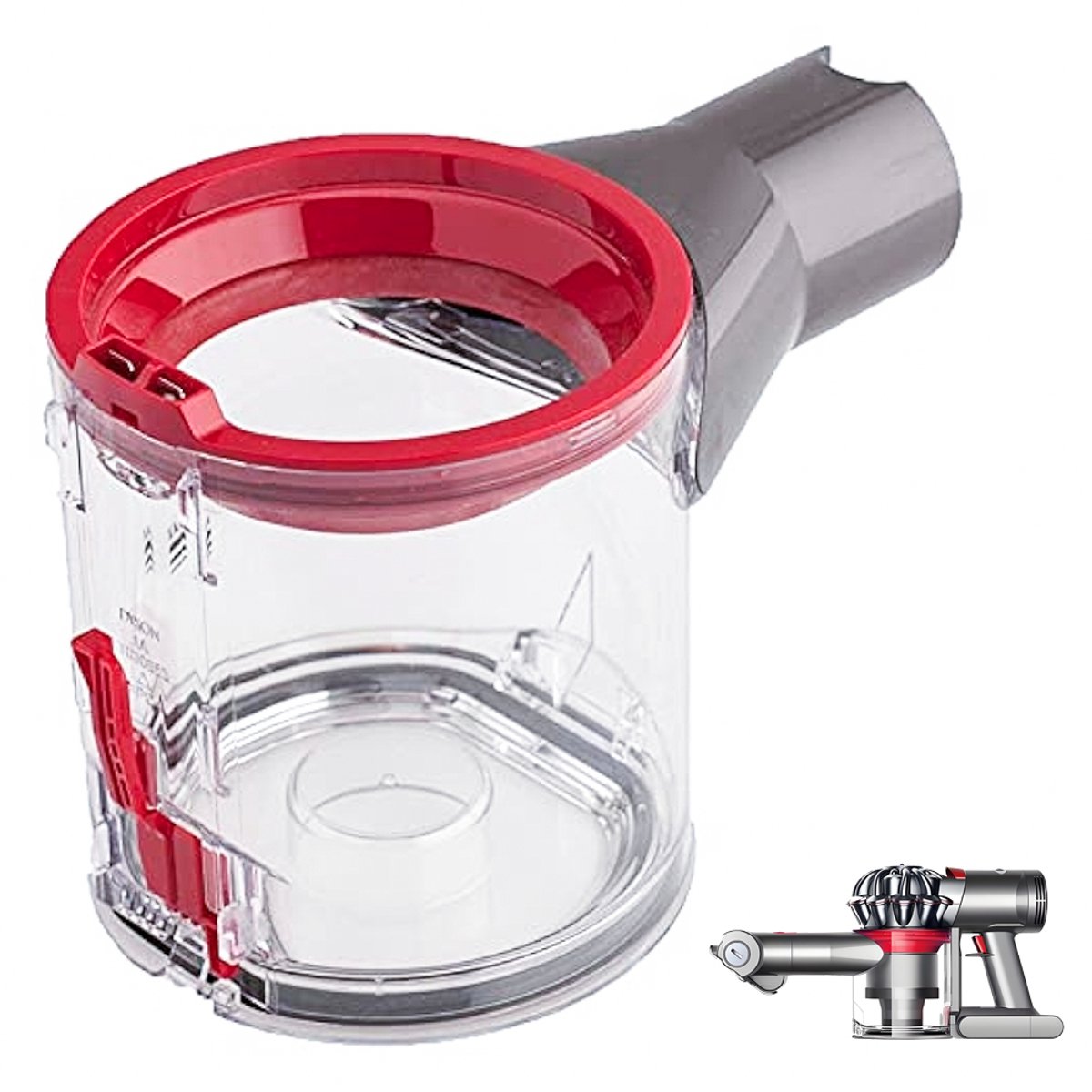 Stofbak voor Dyson V7/V8 - Stofreservoir - Vuilnisbak - Compatibel met Dyson stofzuigers - 967699-01 96769901
