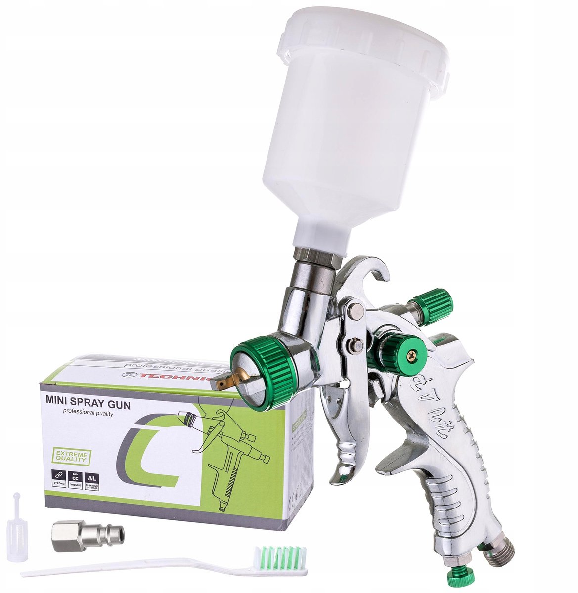 Mini spuitpistool 0,8mm 125ml - Precisie voor kleine oppervlakken